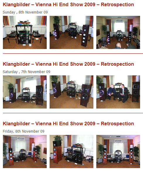 Klangbildar Vienna 2009 Show pics