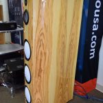 Lumenwhite White Light Speakers Olive Left