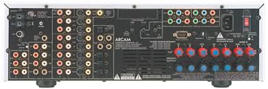Arcam AVR390 rear