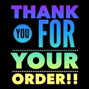 thank you for your order