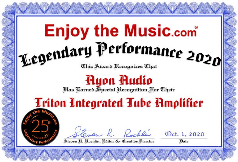 Ayon Enjoy The Music Performance Award 2020