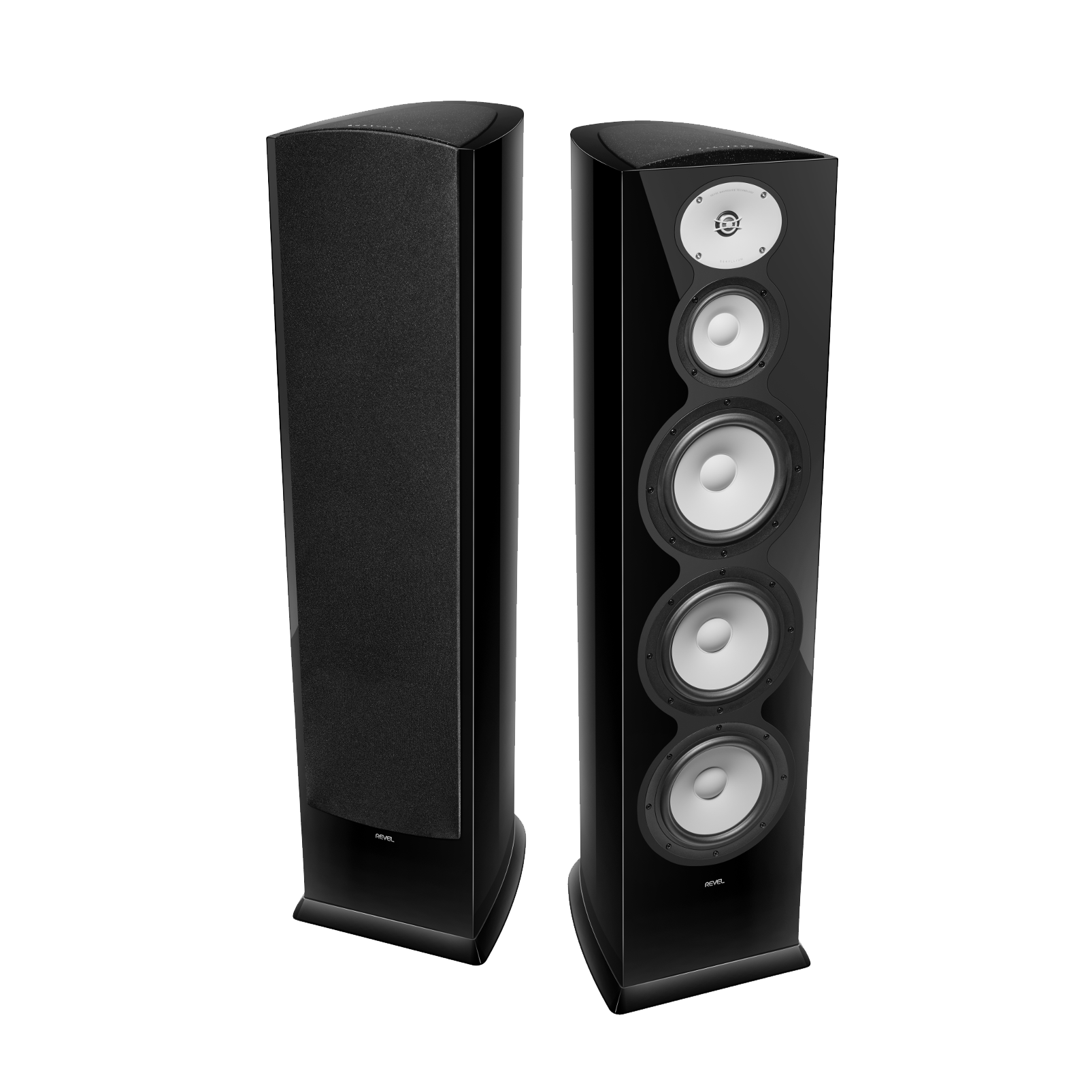 Revel PerformaBe F328Be Floorstanding Loudspeaker Pair - Black Gloss Revel PerformaBe F328Be Floorstanding Loudspeaker Pair - Black Gloss