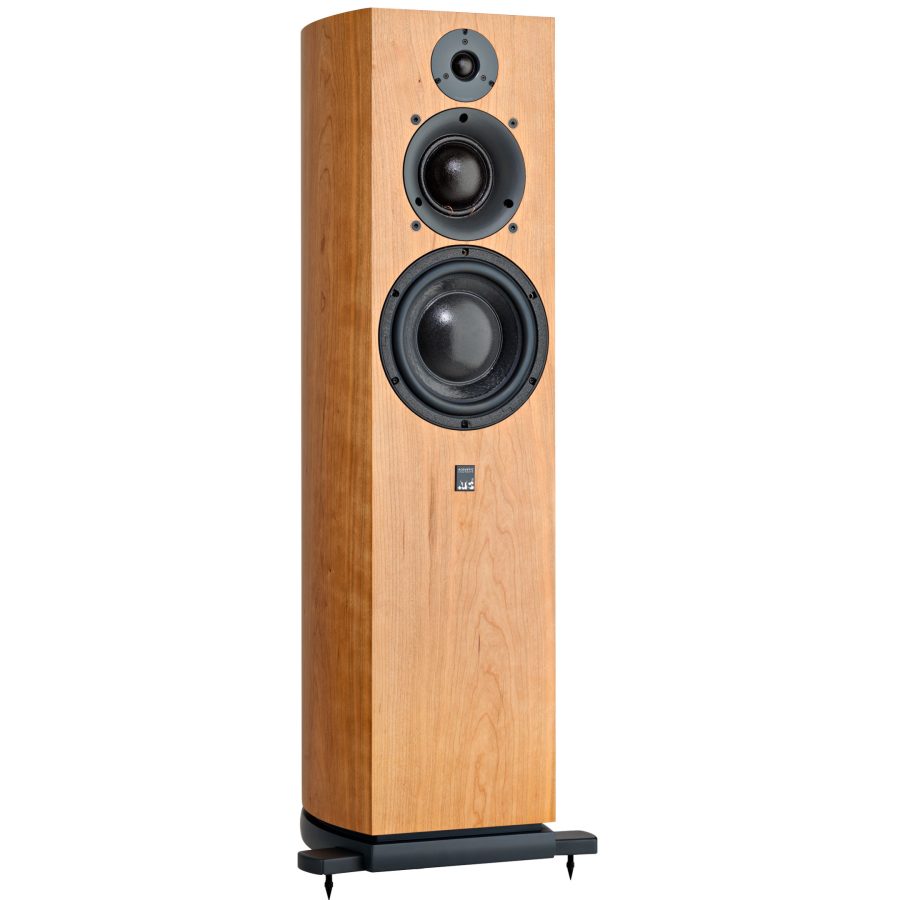 ATC SCM40A Active Loudspeaker Front Angle Cherry