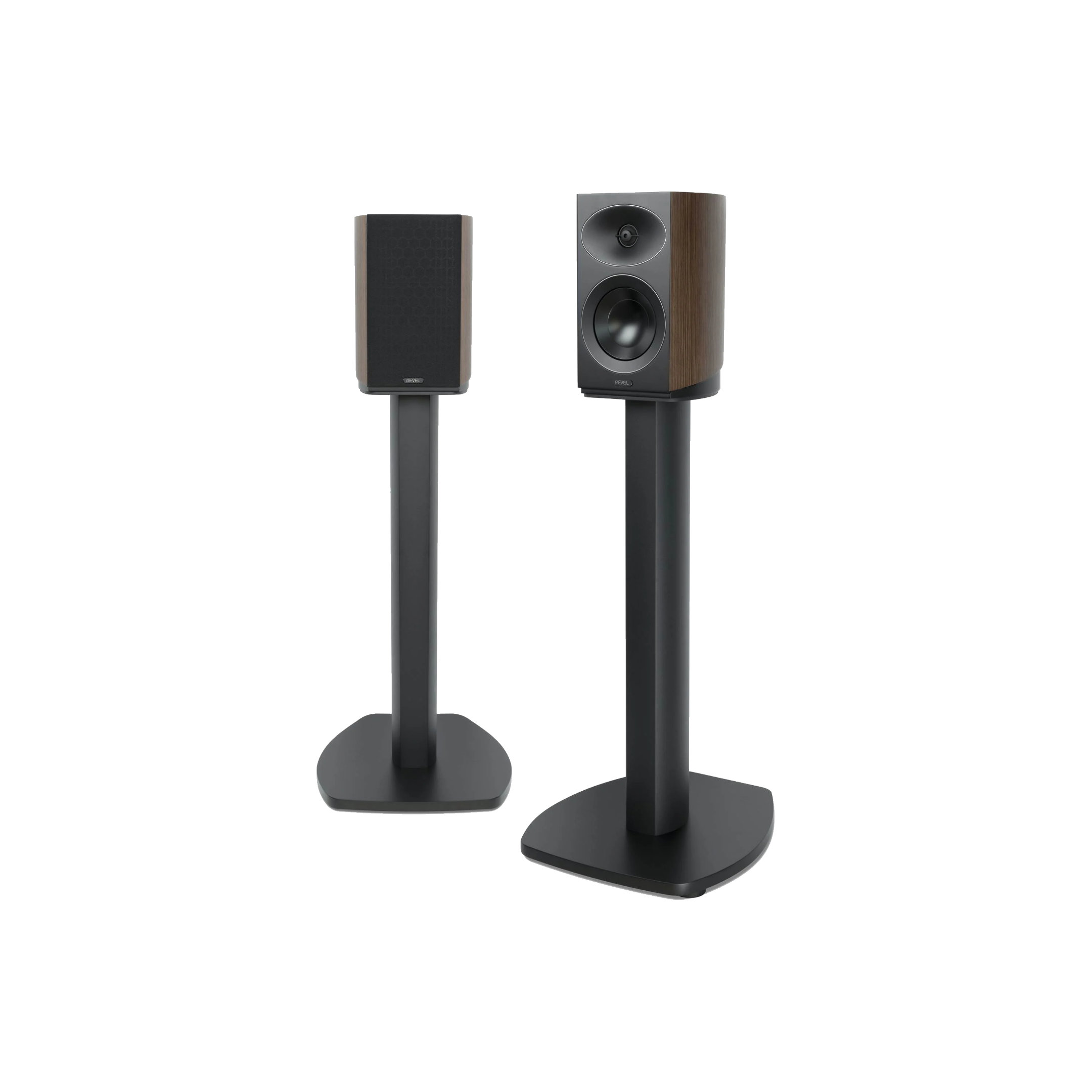 Revel Performa4 M145 - Walnut on Optional MFS4 Speaker Stands