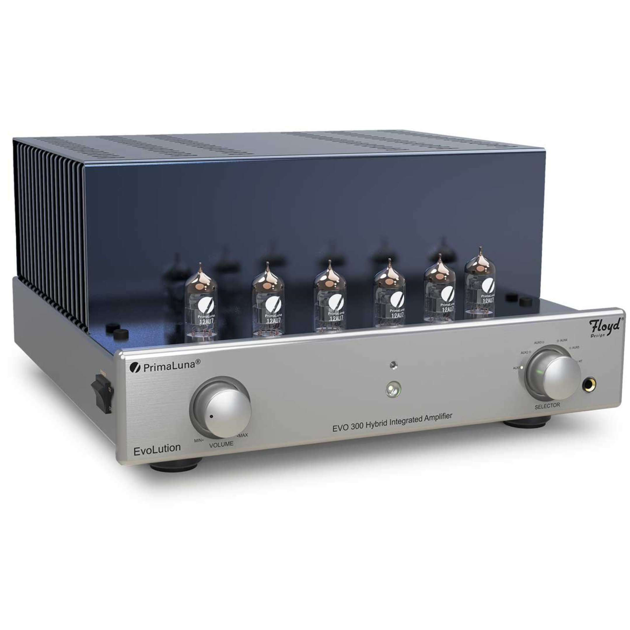 PrimaLuna_EVO 300 Hybrid Integrated Amplifier - Silver front right