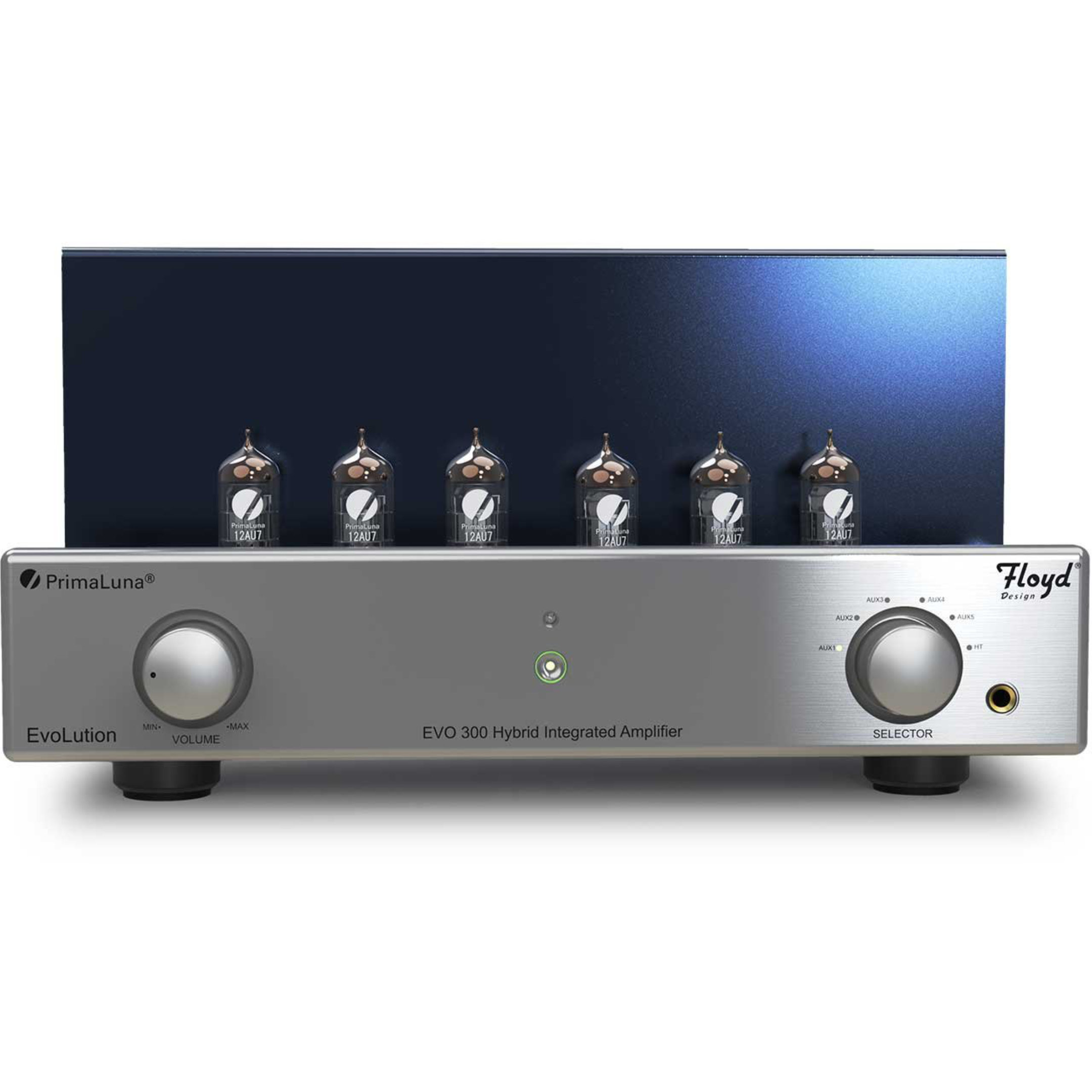 PrimaLuna_EVO 300 Hybrid Integrated Amplifier - Silver front