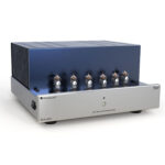 PrimaLuna_EVO 300 Hybrid Power Amplifier - Silver front right