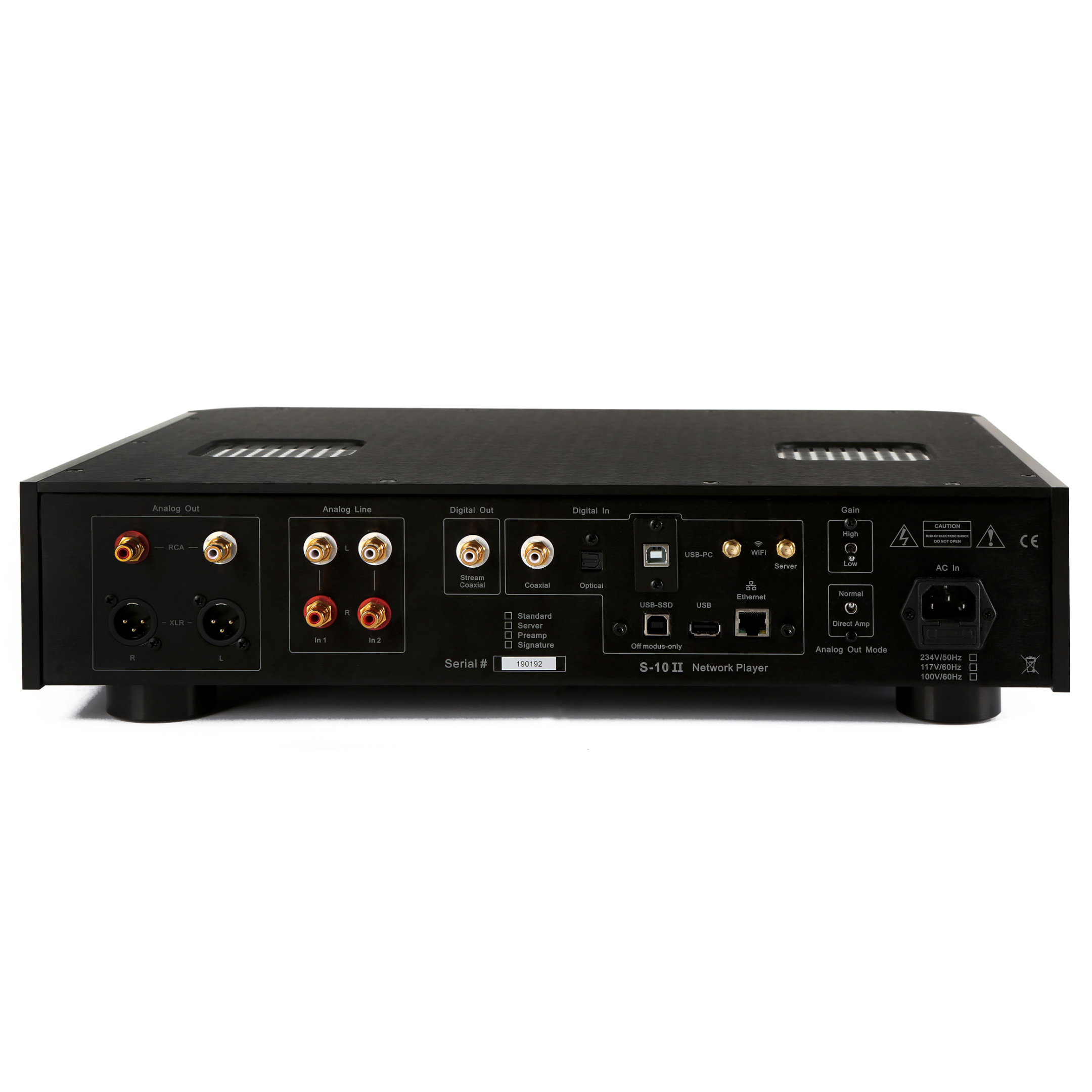Ayon Audio S-10 II Network Player - rear