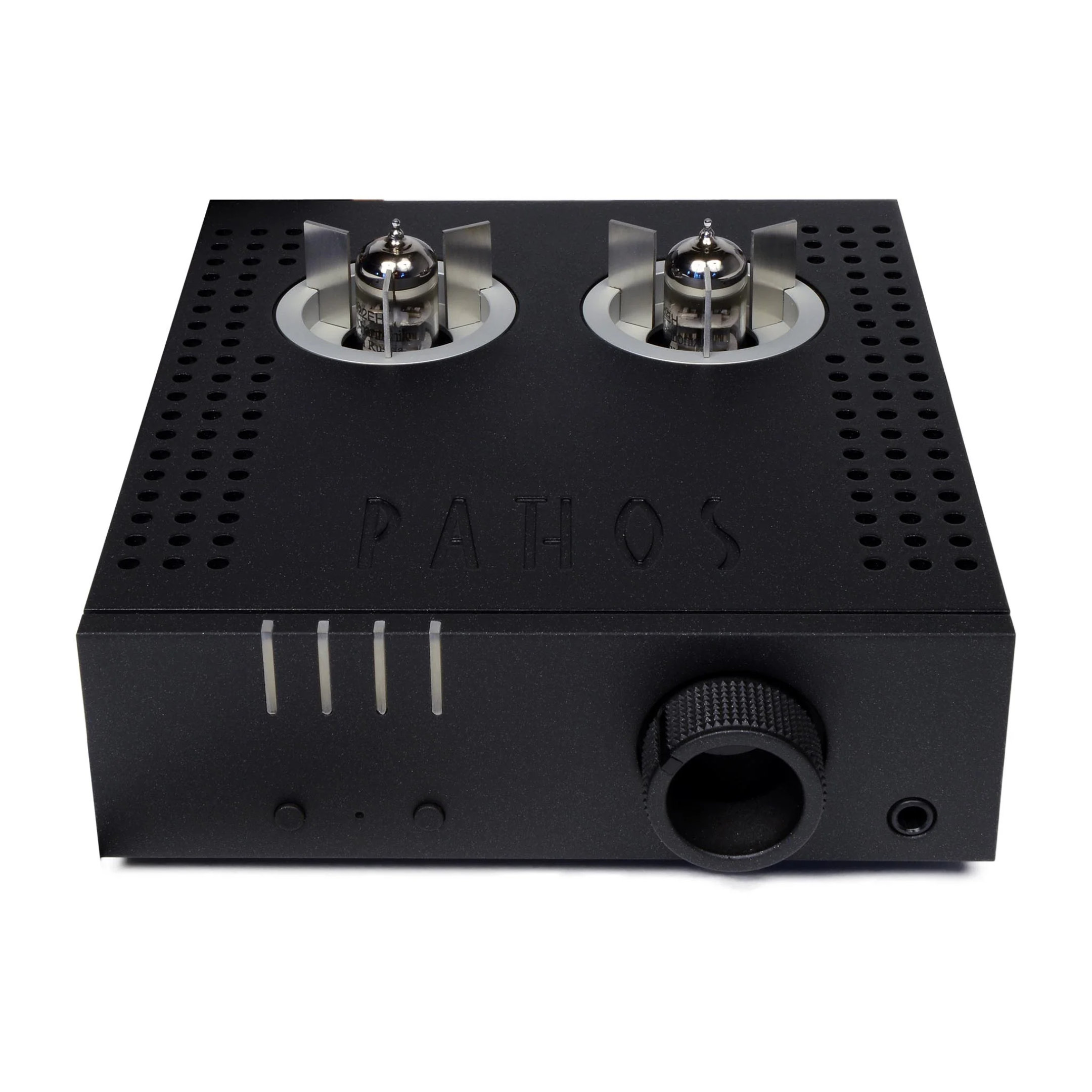 Pathos Aurium Headphone Amplifier black - front - web Pathos Aurium Headphone Amplifier
