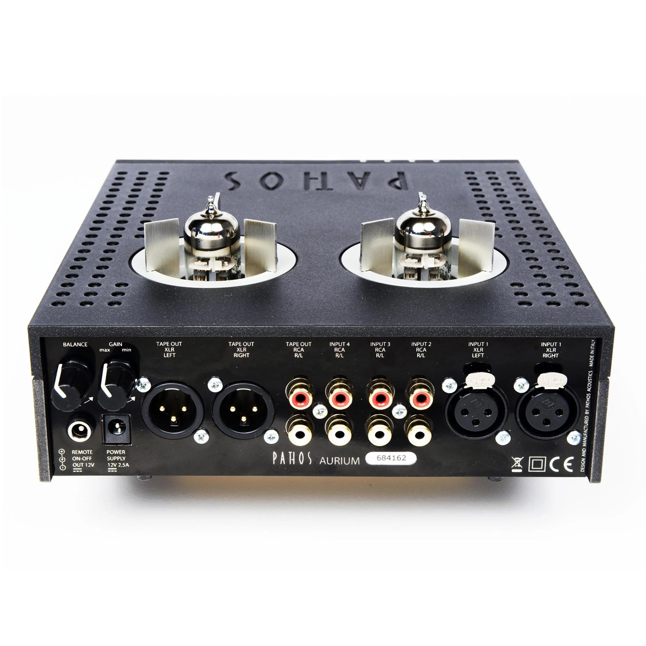 Pathos Aurium Headphone Amplifier black - rear - web Pathos Aurium Headphone Amplifier