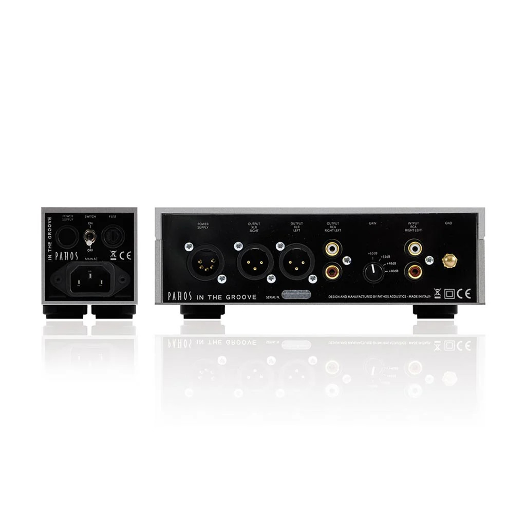 Pathos InTheGroove MM MC Phonostage silver - rear - web Pathos InTheGroove MM MC Phonostage